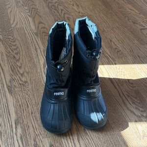 Black Kids Reima Winter Snow Boots